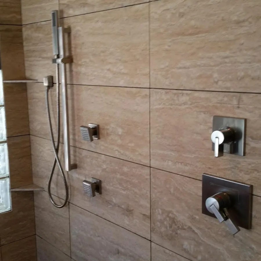Shower fixture installation for Water Heater Replacement in Guymon